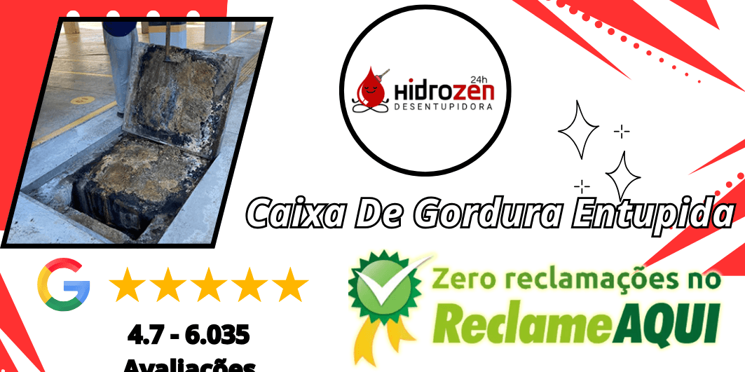 Desentupidora de caixa de gordura
