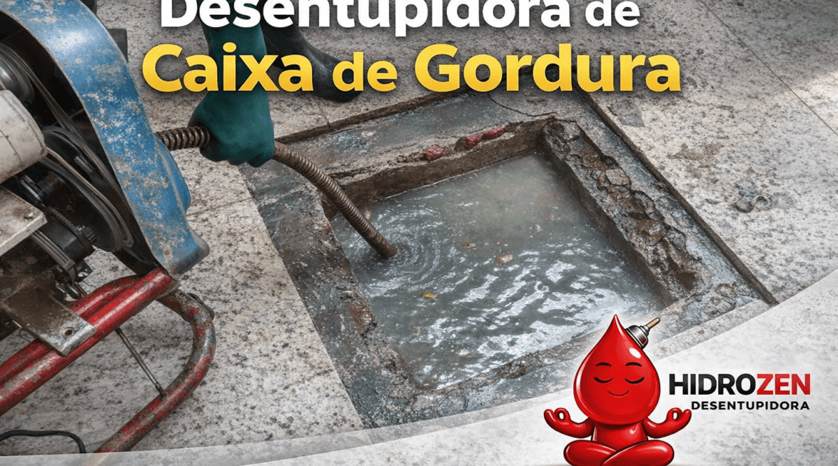 Desentupidora de caixa de gordura