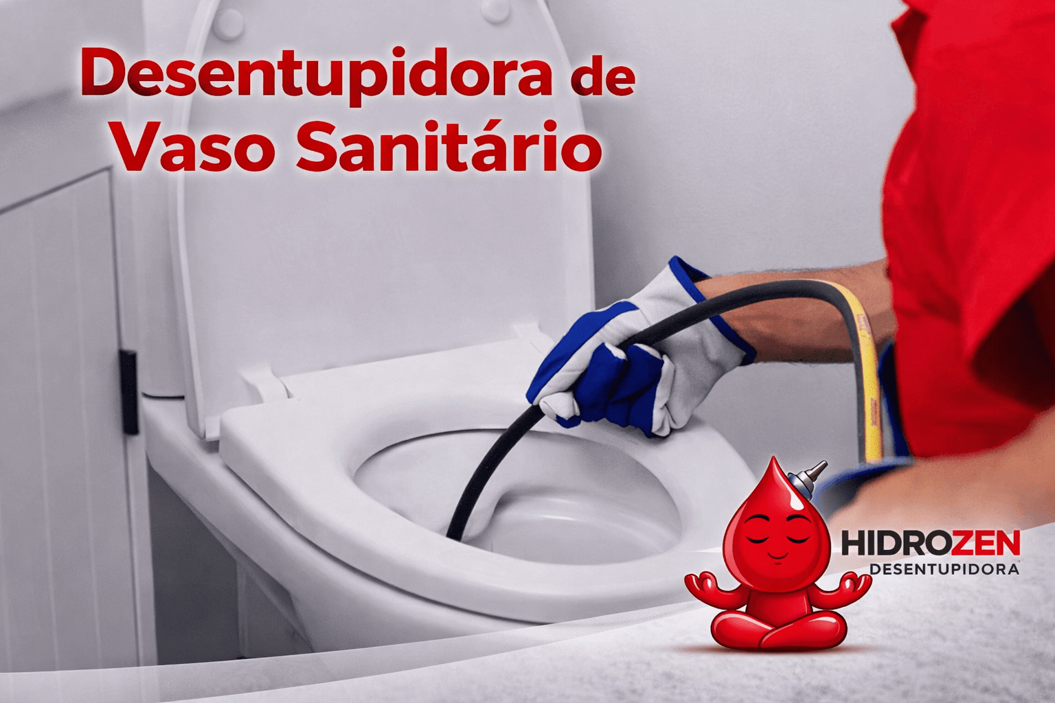 Desentupidora de vaso sanitario