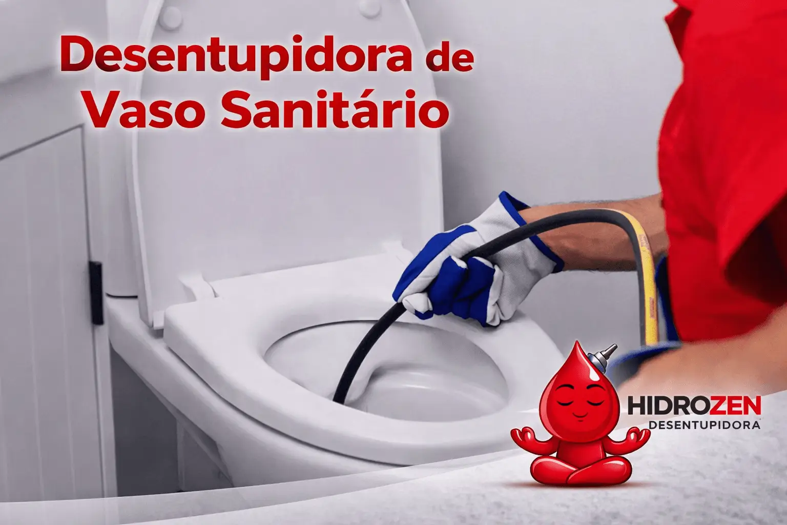 Desentupidora de vaso sanitario