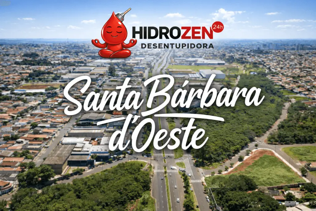 desentupidora em Santa Bárbara d'Oeste