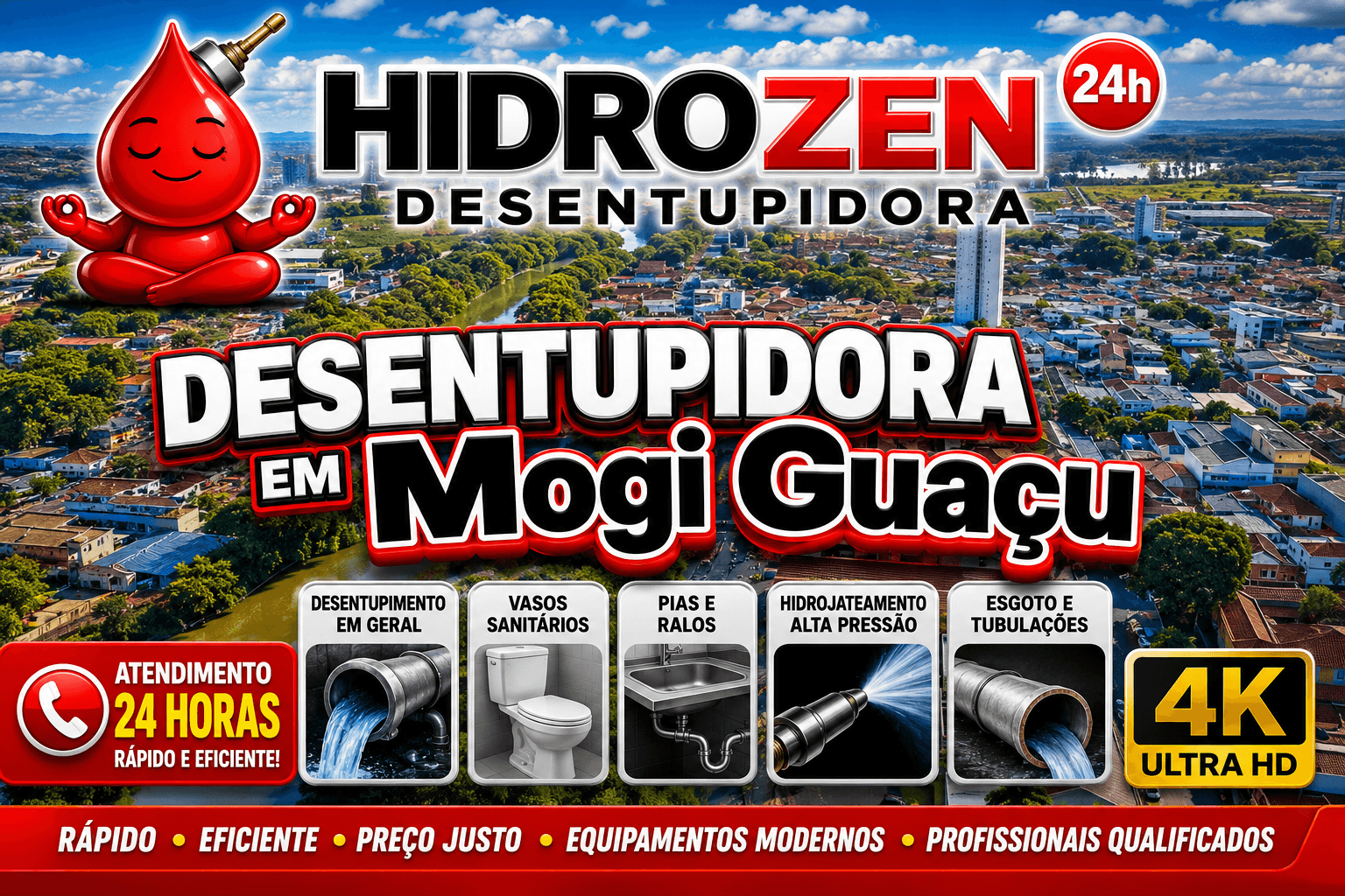 desentupidora em Mogi Guaçu