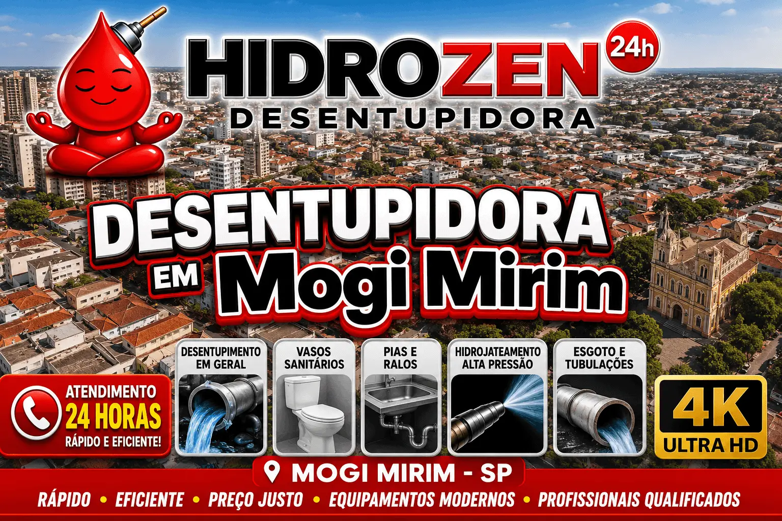 desentupidora em Mogi Mirim
