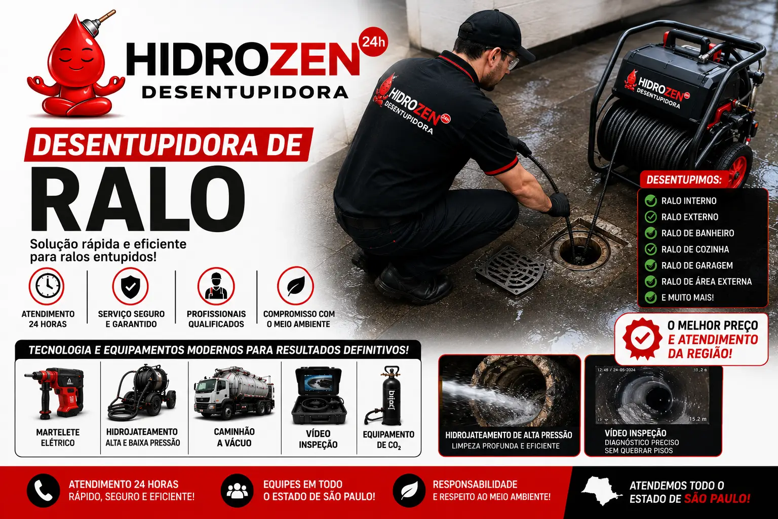 Desentupidora de Ralo