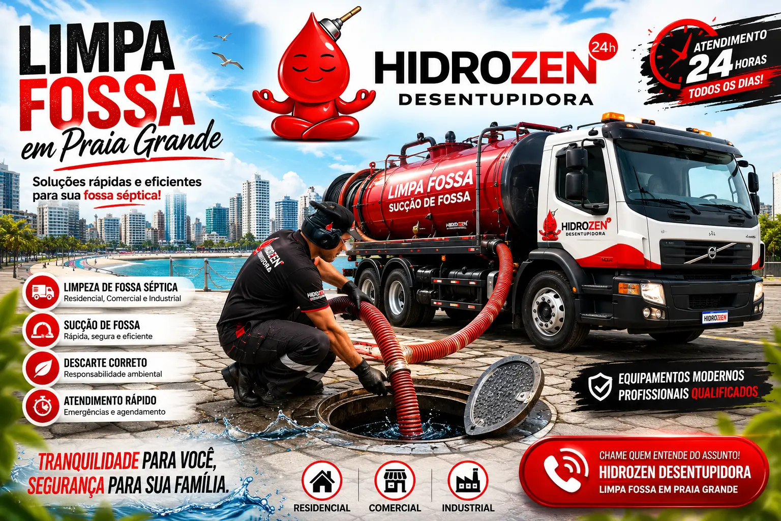 Limpa Fossa em Praia Grande: Quando a Limpeza Evita Problemas Maiores
