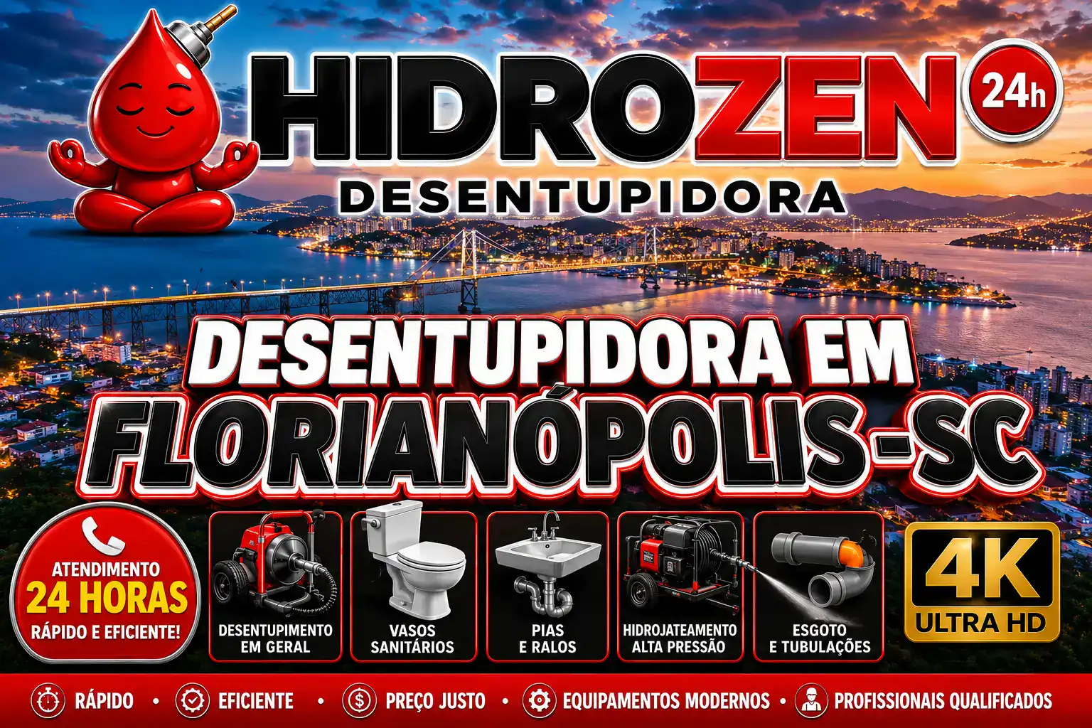 desentupidora em Florianópolis