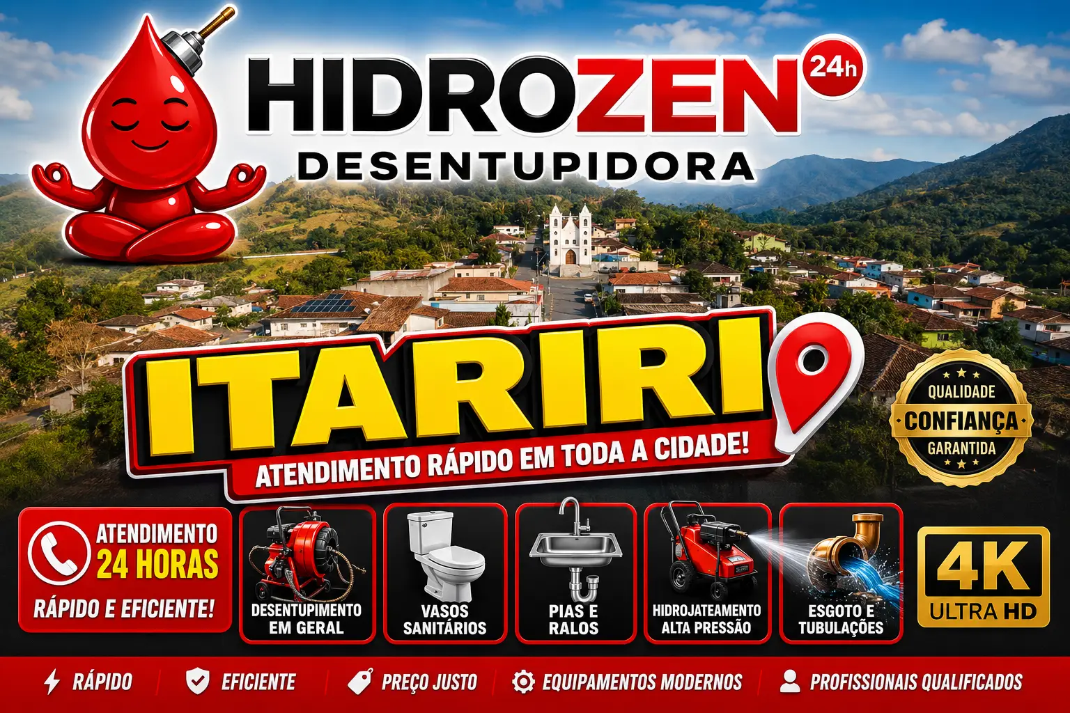 desentupidora em Itariri