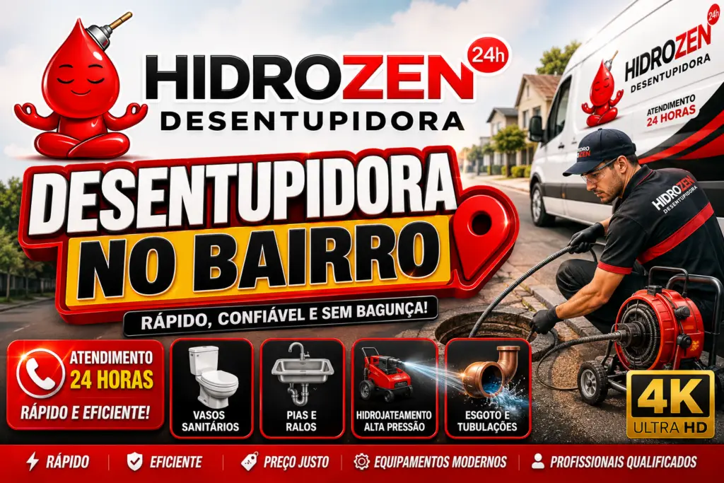 desentupidora no bairro