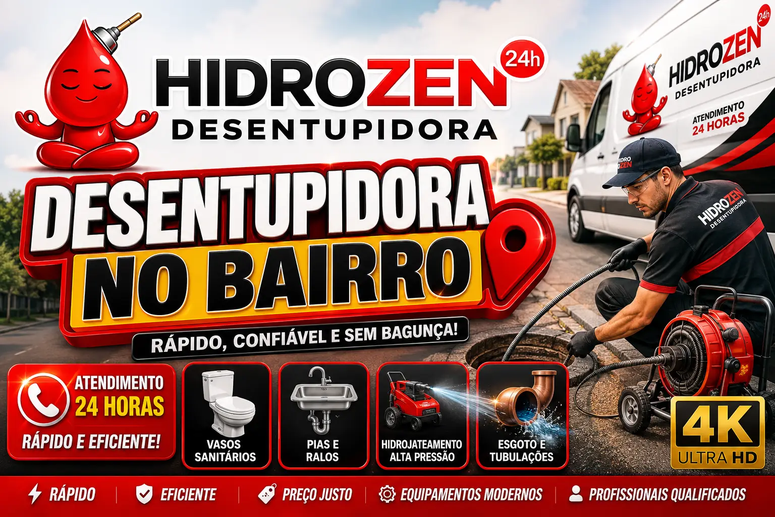 desentupidora no bairro