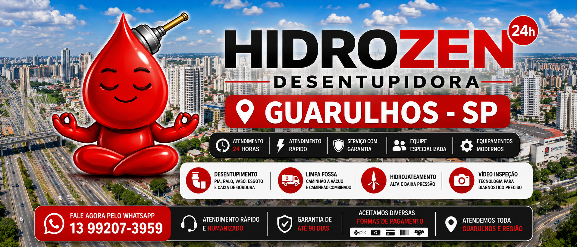 Desentupidora em Guarulhos